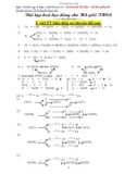 Các dạng bài tập Hóa bồi dưỡng học sinh giỏi THCS