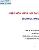 Bài giảng Khoa học dịch vụ: Chương 5 - PGS.TS. Hà Quang Thụy