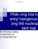 Phản ứng hóa học của ankyl halogenua: Phản ứng thế nucleophil và tách loại