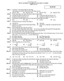 ĐỀ ÔN TẬP PHẦN I LÝ THUYẾT-DAO ĐỘNG VÀ SÓNG MÔN VẬT LÍ- Mã đề 185