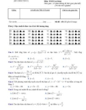 Đề kiểm tra 45 phút lần 5 môn Toán lớp 11 năm 2016-2017 - THPT Hàm Thuận Bắc - Mã đề 153