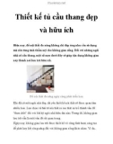 Thiết kế tủ cầu thang đẹp và hữu ích