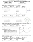 Đề khảo sát chất lượng Toán 12 năm học 2018 – 2019 trường Hà Bắc – Hải Dương lần 1