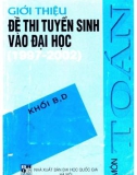 Luyện thi môn Toán khối B,D - Giới thiệu đề thi tuyển sinh vào đại học 1997-2002: Phần 1