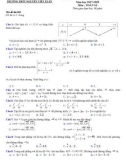 Đề thi KSCL lần 4 môn Toán lớp 10 năm 2018 - THPT Nguyễn Viết Xuân - Mã đề 202