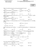 Đề ôn tập tốt nghiệp THPT môn Toán năm 2020 - Sở GD&ĐT Khánh Hòa - Đề số 26