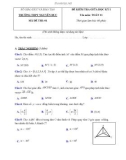 Đề kiểm tra giữa học kì 1 môn Toán lớp 11 có đáp án - Trường THPT Nguyễn Dục (Mã đề 01)