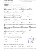 Đề ôn tập tốt nghiệp THPT môn Toán năm 2020 - Sở GD&ĐT Khánh Hòa - Đề số 33