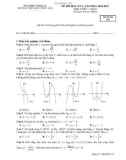 Đề kiểm tra HK 1 môn Toán lớp 12 năm 2016-2017 - THPT Đặng Thúc Hứa - Mã đề 579