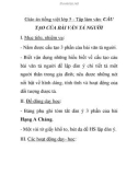 Giáo án tiếng việt lớp 5 - Tập làm văn: CẤU TẠO CỦA BÀI VĂN TẢ NGƯỜI