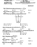 Đề thi Thi diễn tập THPT Quốc gia năm 2018 môn Toán - Sở GD&ĐT Tỉnh Đồng Tháp - Mã đề 169