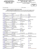 Đề thi KSCL môn Hóa học lớp 12 năm 2022-2023 (Lần 4) - Trường THPT Lê Xoay, Vĩnh Phúc