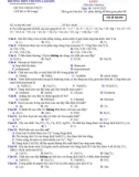 Đề thi KSCL môn Hóa học lớp 12 năm 2022 có đáp án (lần 1) - Sở GD&ĐT Thanh Hóa (Mã đề 666)