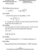 Đề thi kiểm định chất lượng lần 2 môn Toán 11 năm 2018-2019 - Trường THPT Yên Phong số 2