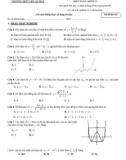 Đề kiểm tra giữa HK1 môn Toán 12 năm 2019-2020 có đáp án - Trường THPT Ten Lơ Man