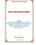 Sáng kiến kinh nghiệm THPT: Một số giải pháp giáo dục kỹ năng sử dụng mạng xã hội cho học sinh THPT góp phần ngăn ngừa các tiêu cực và lừa đảo trên mạng xã hội