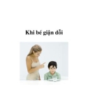 Khi bé giận dỗi