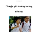 Chuyện ghi từ cổng trường tiểu học