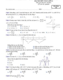 Đề KSCL ôn thi THPT môn Toán 12 năm 2020-2021 có đáp án - Trường THPT Gia Bình số 1 (Lần 1)