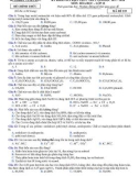 Đề thi KS kiến thức THPT năm 2017-2018 môn Hóa học lớp 12 - Sở GD&ĐT Vĩnh Phúc - Mã đề 219