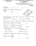 Đề thi khảo sát chất lượng đầu năm lớp 12 năm học 2017-2018 môn Toán - Sở GD&ĐT Thanh Hóa