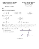 Đề kiểm tra giữa học kì 1 môn Toán lớp 7 năm 2021-2022 - Trường THCS Đặng Tấn Tài