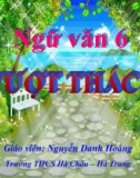 Bài giảng Ngữ văn - Bài: Vượt thác