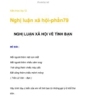 Kiến thức lớp 12 Nghị luận xã hội-phần79