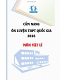 Cẩm nang ôn luyện THPT quốc gia 2006 môn: Vật lý