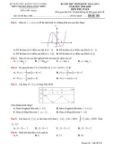 Đề thi thử THPTQG môn Toán lần 1 năm 2020 - THPT Chuyên Phan Ngọc Hiển