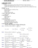 Đề cương ôn tập học kì 1 môn Toán lớp 11 năm 2020-2021 - Trường THPT Phúc Thọ