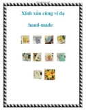 Xinh xắn cùng ví dạ hand-made