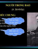 Bài giảng Ngữ văn - Bài: Người trong bao