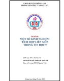 Sáng kiến kinh nghiệm: Một số kinh nghiệm tích hợp liên môn trong Tin học 9 tại trường THCS Nguyễn Trãi trong năm học 2018 - 2019