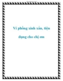 Ví phồng xinh xắn, tiện dụng cho chị em