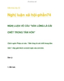 Kiến thức lớp 12 Nghị luận xã hội-phần74