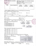 Đề thi học kì 2 môn Toán lớp 8 năm 2023-2024 có đáp án - Trường TH&THCS Kim Đồng, Phước Sơn