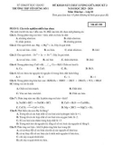 Đề thi giữa học kì 2 môn Hóa học lớp 10 năm 2023-2024 - Trường THPT Yên Dũng Số 1, Bắc Giang