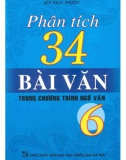 phân tích 34 bài văn trong chương trình ngữ văn 6: phần 1