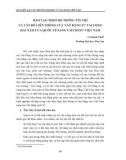 Đào tạo theo hệ thống tín chỉ và vấn đề liên thông của văn bằng tú tài cộng hai năm của quốc tế sang cao đẳng Việt Nam