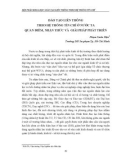 Đào tạo liên thông theo hệ thống tín chỉ ở nước ta quan điểm, nhận thức và giải pháp phát triển