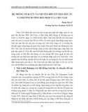 Hệ thống tích lũy và chuyển đổi tín chỉ Châu Âu và phương hướng hội nhập của Việt Nam