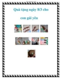 Quà tặng ngày 8/3 cho con gái yêu