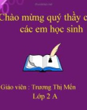 Giáo án luyện từ và câu lớp 2