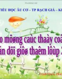 Giáo án luyện từ và câu lớp 2: Mở rộng vốn từ, từ ngữ về vật nuôi