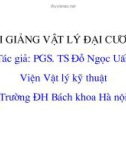 BÀI GIẢNG VẬT LÝ ĐẠI CƯƠNG - CHƯƠNG 7 TRƯỜNG ĐIỆN TỪ