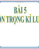 Bài giảng GDCD 6 bài 5: Tôn trọng kỉ luật