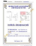 CHUYÊN ĐỀ 4- DÒNG ĐIỆN XOAY CHIỀU