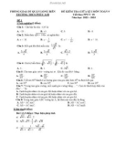 Đề thi giữa học kì 1 môn Toán lớp 9 năm 2022-2023 có đáp án - Trường THCS Phúc Lợi