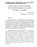 Quyền tự chủ và tự chịu trách nhiệm trong các trường đại học và cao đẳng thực trạng và giải pháp